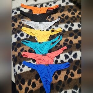 Ikingsky Multicolor 7-Pack Big Pouch Thong Underwear Mens Sz M